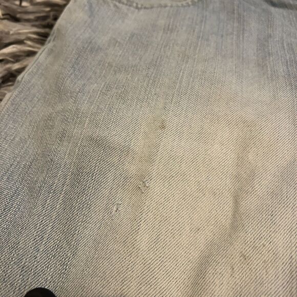 Vintage Y2K Phat FarmBlue Jean Shorts Jorts Grunge Skater Baggy Size 30 Mens - Picture 6 of 12